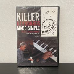 Killer Keyboards Made Simple Ozzie Ahlers DVD Disc 1 NEW SEALED Piano Lessons