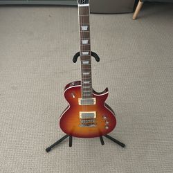 Harley Benton SC Custom Electric Guitar with Amp and Pedal