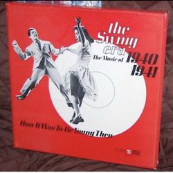 Music of 1940-1941 Book & 3 Record Set Brand new