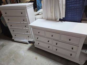 Large Dresser and Chest of Drawers
