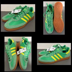 Adidas Handball Spezial Shoes in Green and Yellow men’s sz 13 NEW NO BOX