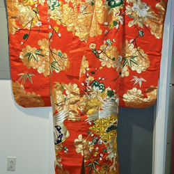 Authentic Japanese Uchikake Hayashi Kimono Made and Purchased in Tokyo, Japan