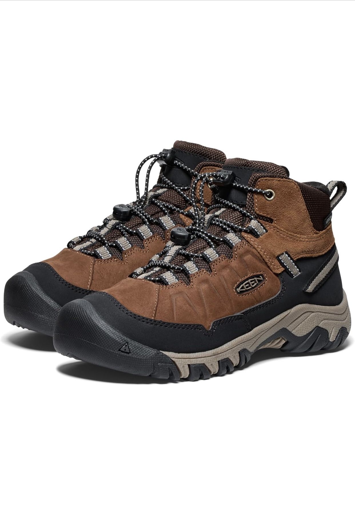 Unisex Size 5 KEEN Unisex-Child Targhee 4 Mid Height Durable Comfortable Waterproof Hiking Boots
