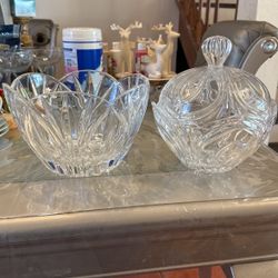 2 Cristal Candy Bowls 