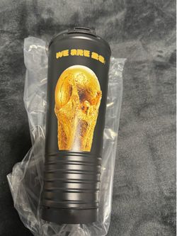 FIFA WORLD CUP TUMBLER WITH BUILT IN HORN. FIFA APPROVED MERCHANDISE. 24oz tumbler