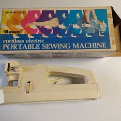 Ronco Cordless Electric Portable Sewing Machine