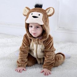 New infant monkey Costume 0-3  Months 