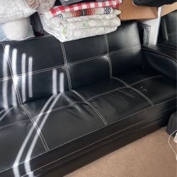 Black Full Size (click Clack) Couch