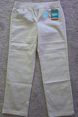 Girls 12 plus khaki uniform pullon pants