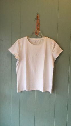 Liz Claiborne Tee  Basic Classic S/S White X Large