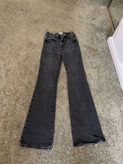 Universal Thread High Rise Flare Jeans – Size 0 Long – Black Wash