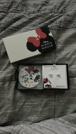 Disney Minnie Mouse Sterling Silver Earrings