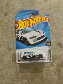 Hot Wheels 2023 HW Drag Strip 7/10 White Honda Civic