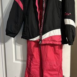 Weatherproof Girls Jacket & Snow Bib Size: L 14/16