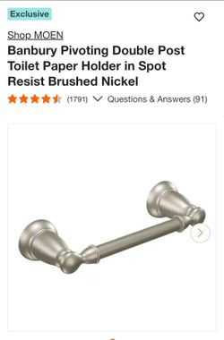 MOEN Toilet Paper Holder--Banbury New in original sealed box