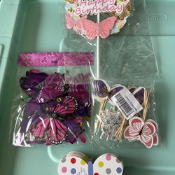 BUTTERFLY PARTY SUPPLIES 