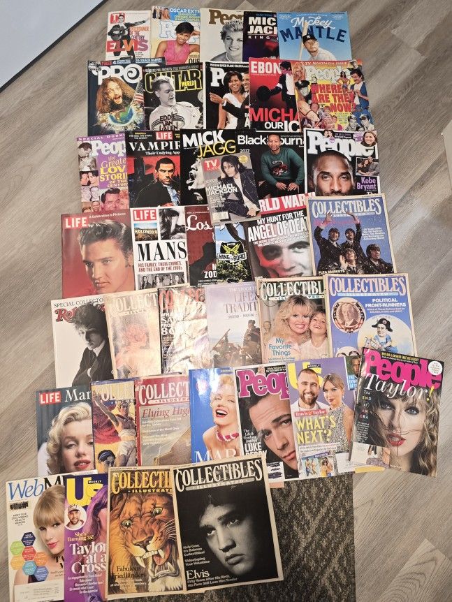 Magazines Lots 30+ Web MD Us Weekly Peopl Time