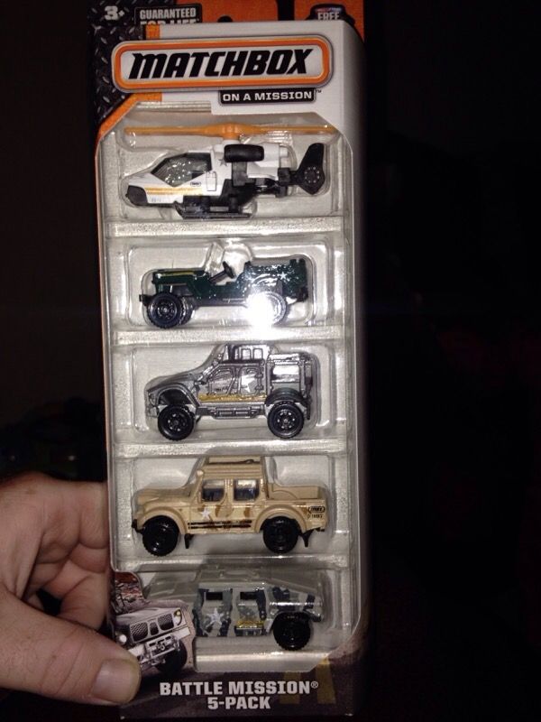 Matchbox 5 pack cars