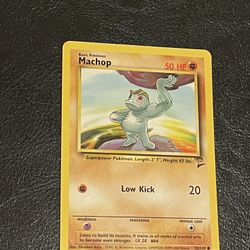 Machop Pokémon Card 78/130