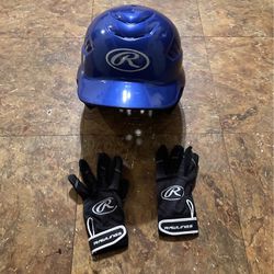 Rawlings Helmet And Gloves 