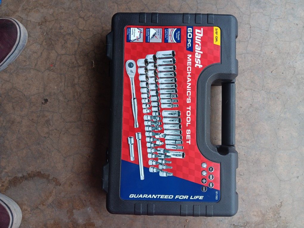 Duralast Mechanics Tool Set. 80 Piece,All Products : American Fashion Style Bags On Sale