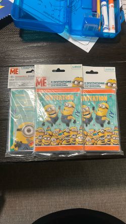 Minions (24 Invitation Cards)