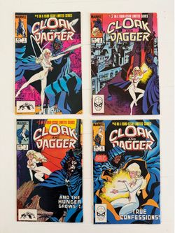 Cloak and dagger comics complete 4 issue limited series