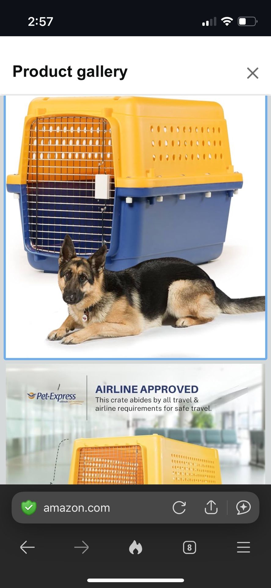 PP90 Dog Crate, Airline Approved
