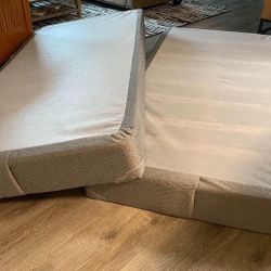 Free - Box Spring Bases ( Two Twin Size ) Use For King Size Bed