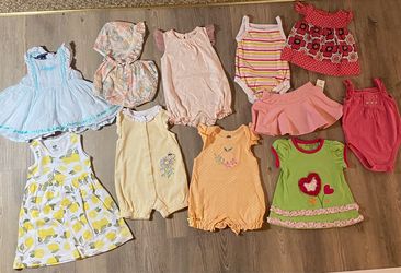 3-6 month girls clothing bundle
