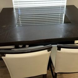 Ashley 5pc Trishelle Counter Height Table w/4 Upholstered Barstools.