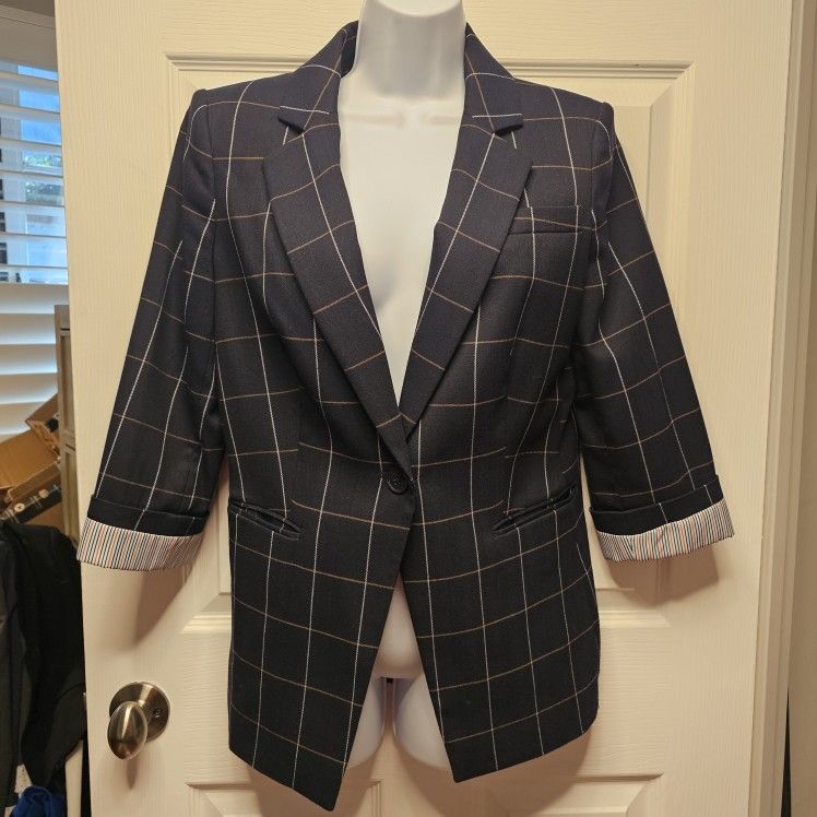 Tommy Hilfiger Plaid Blazer