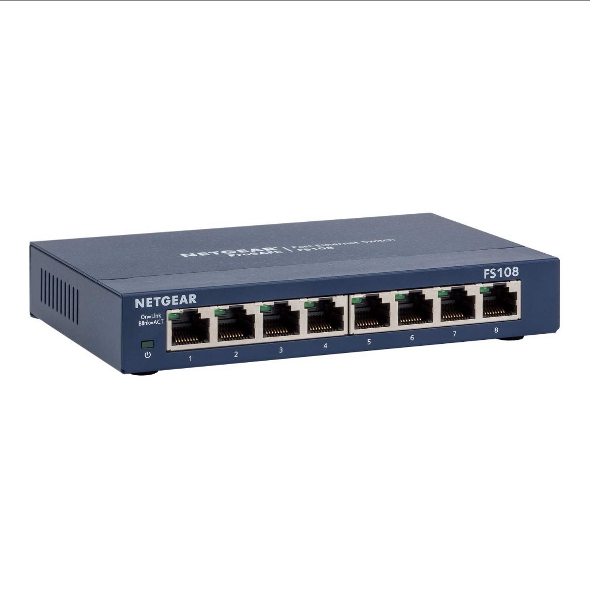 NETGEAR FS108 8-PorFast Ethernet Switch