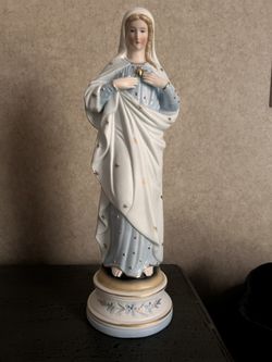 Porcelain Immaculate Heart Of Mary