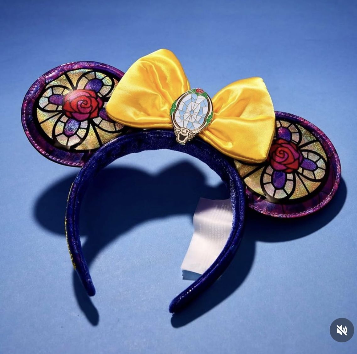 Loungefly Disney Princess Stained Glass Collection: Belle Ears, Amazon Exclusive
