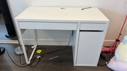 Ikea office table with storage