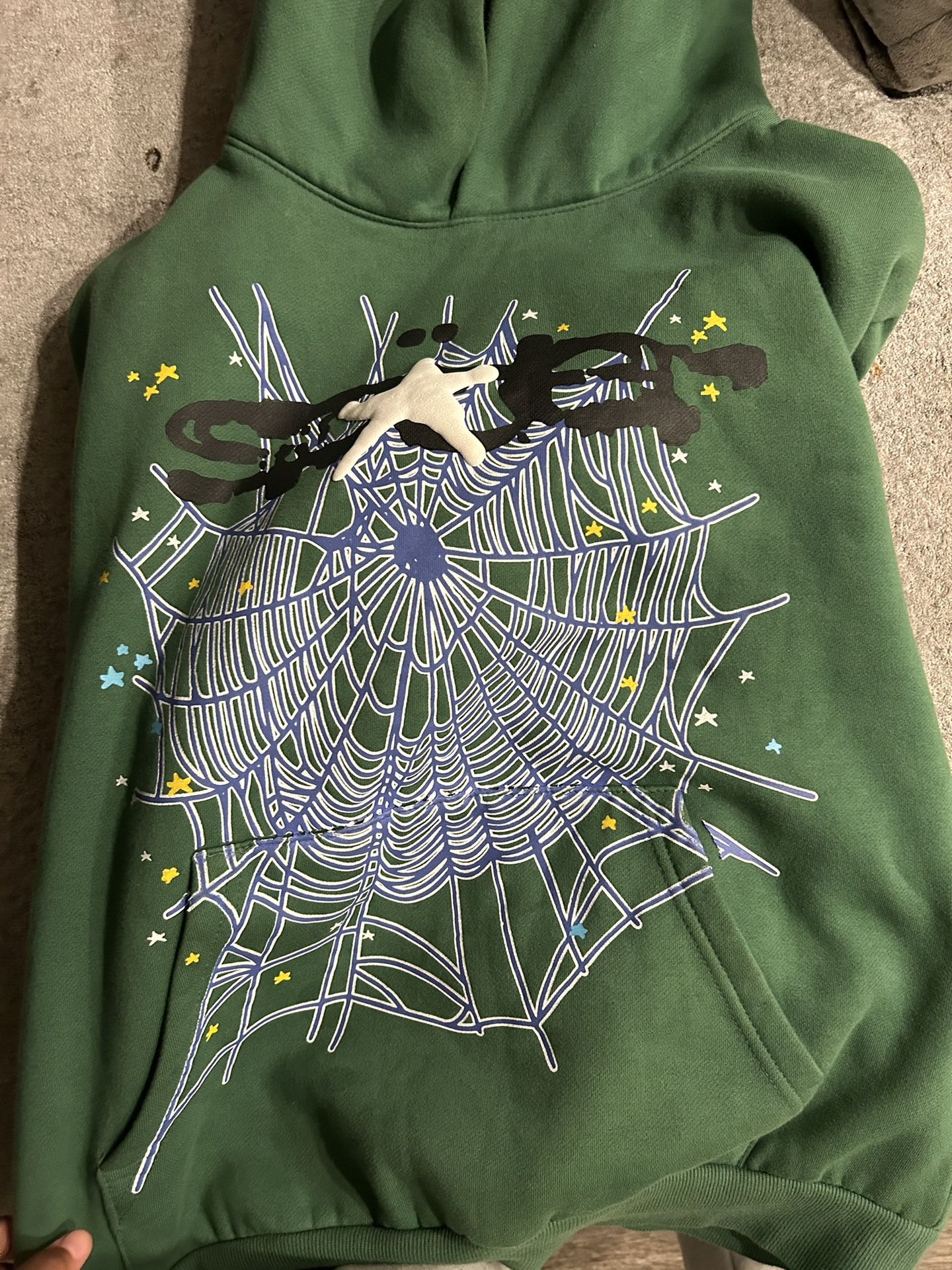 Forest Green Spider hoodie