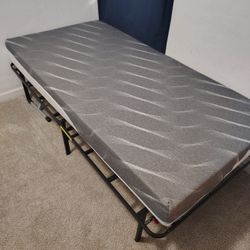 Extra Firm Twin Mattress With Foldable Frame