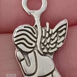 Vtg.sterling Silver Praying ANGEL "Pendant
