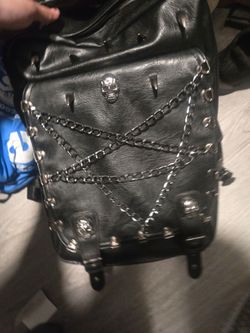 Goth/punk backpack