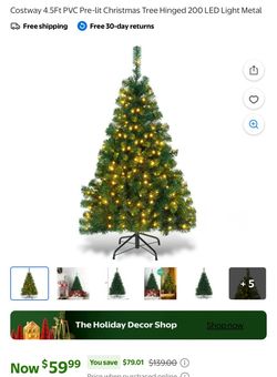 Christmas Tree With Lights 