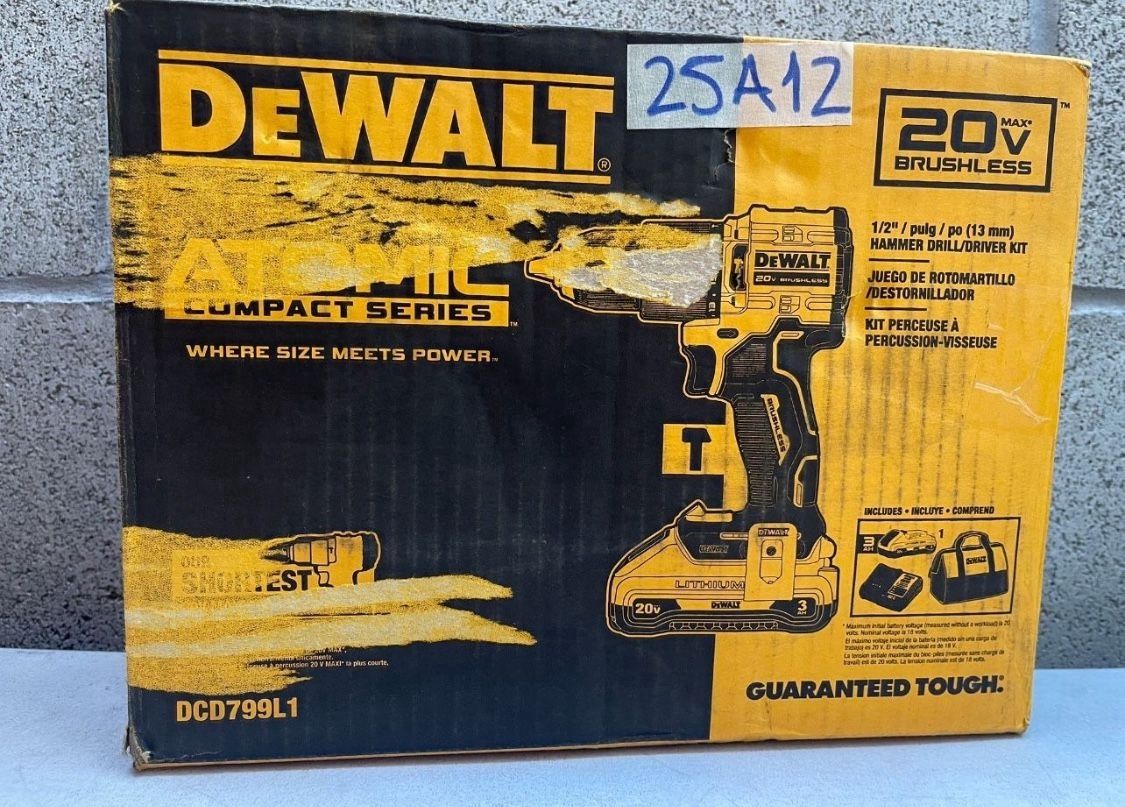 DEWALT ATOMIC 20-Volt 1/2 in. Compact Hammer Drill