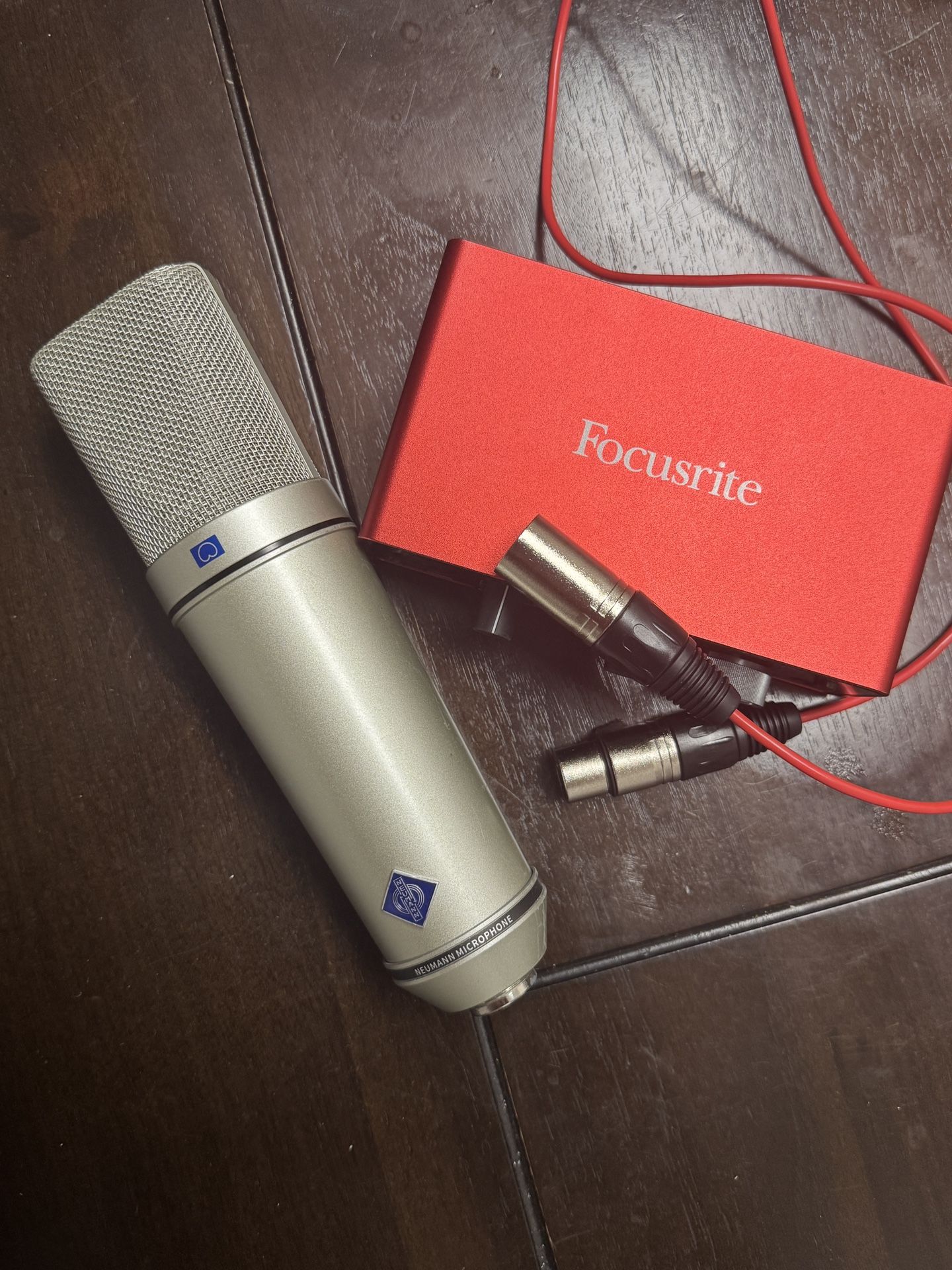 U87 Clone And Focusrite Solo Combo W/XLR Cable