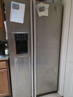 GE Profile Counter-Depth Stainless Refrigerator - Cools but needs repair - $150 OBO
