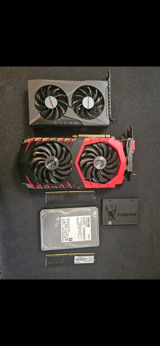 Selling computer parts as a bundle.