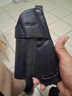 Ottoza Black Leather Belt Holster