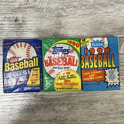 Vintage Baseball Card Packs!