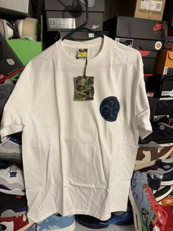 Bape Tee White/blue Size S/M/L/XL
