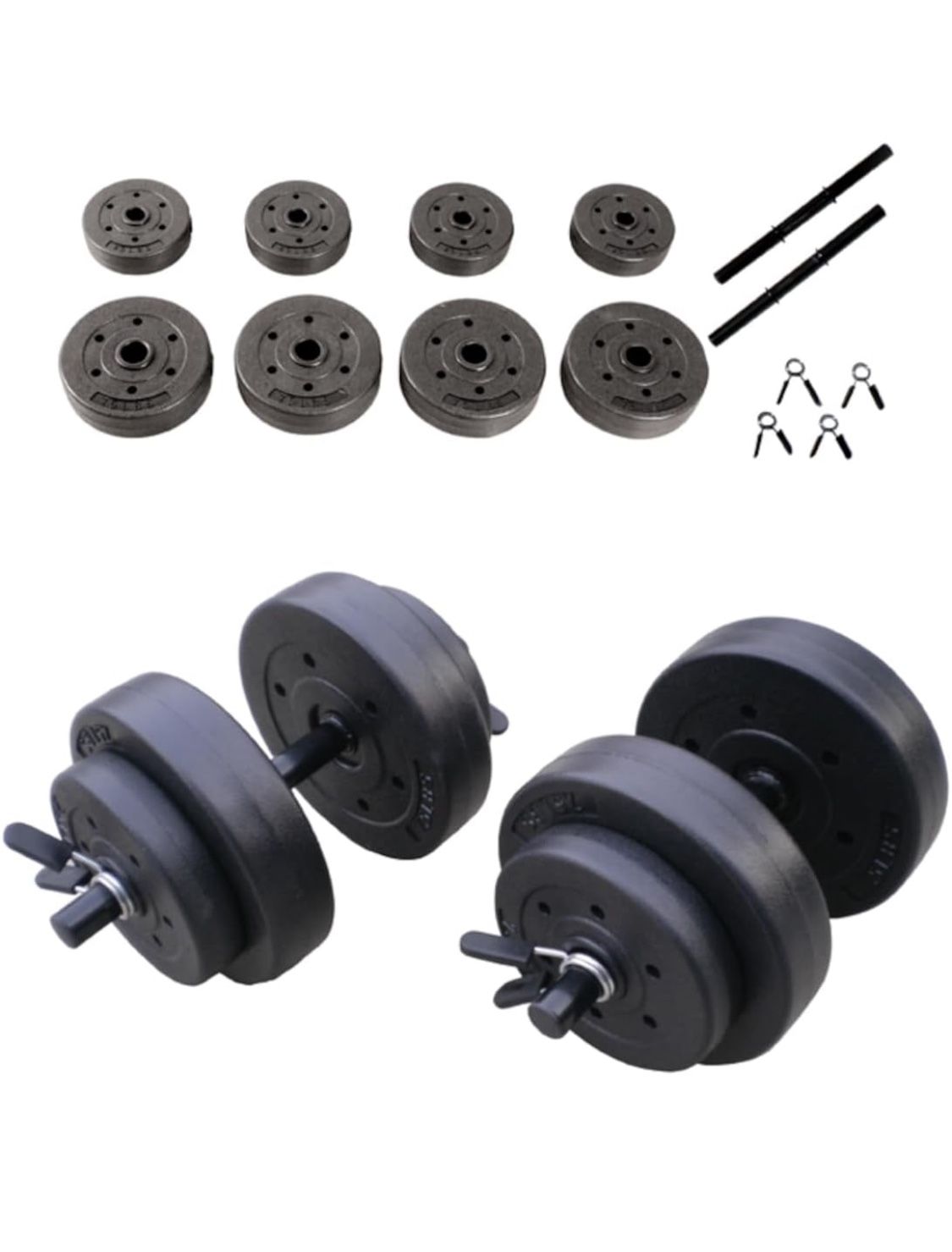 NEW 40 lbs Vinyl Dumbbell Set (2 x 20 lbs)