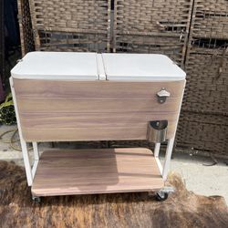 cooler with wheels $45